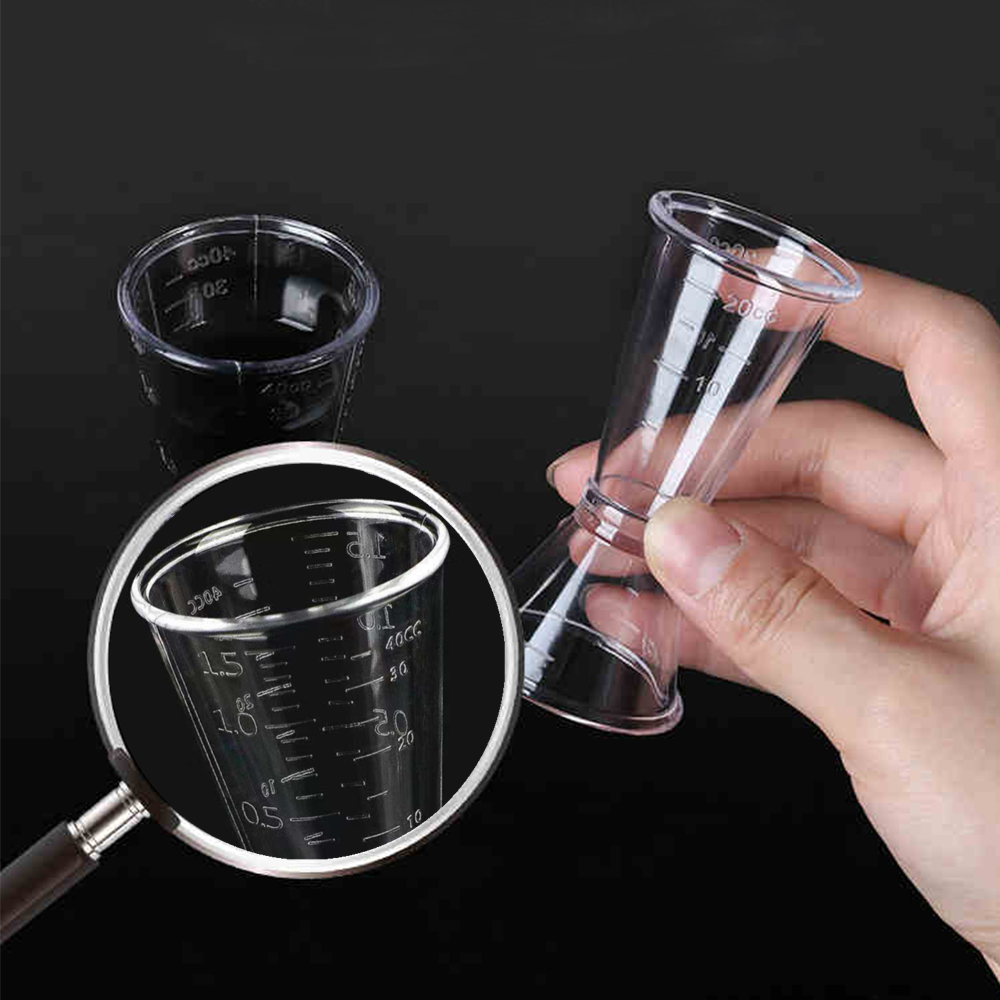 Shaker à Cocktail, gobelet doseur à Double esprit, 10, 20 ou 40ML, pour Bar à la maison, Gadget de fête