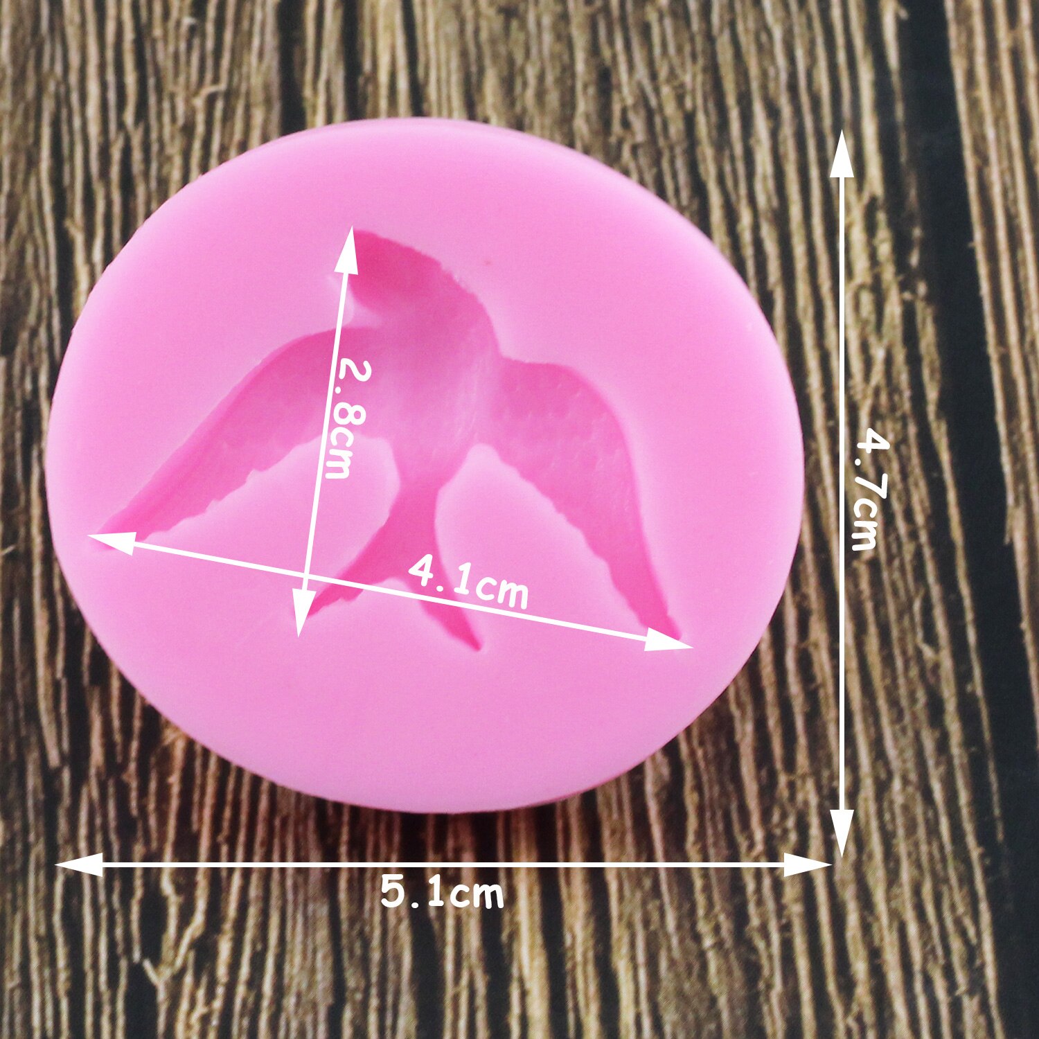 Liten fugl silikonform fondantform gjør-det-selv bryllupskake dekorasjonsverktøy kjøkken bake sjokolade godteri leireformer