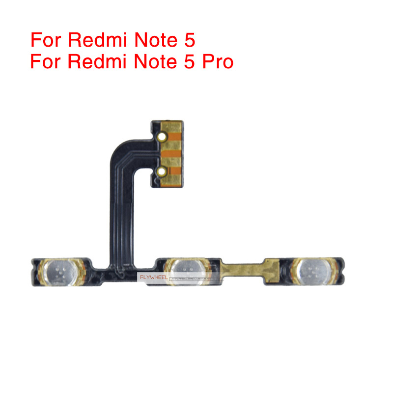 1pcs Power Button Flex Replacement For Xiaomi Redmi S2 3 3X 3S 4A 4X 5A 6A 7 5 Plus Note 5 6 Pro Mute Volume Control Side Switch: For Redmi Note 5