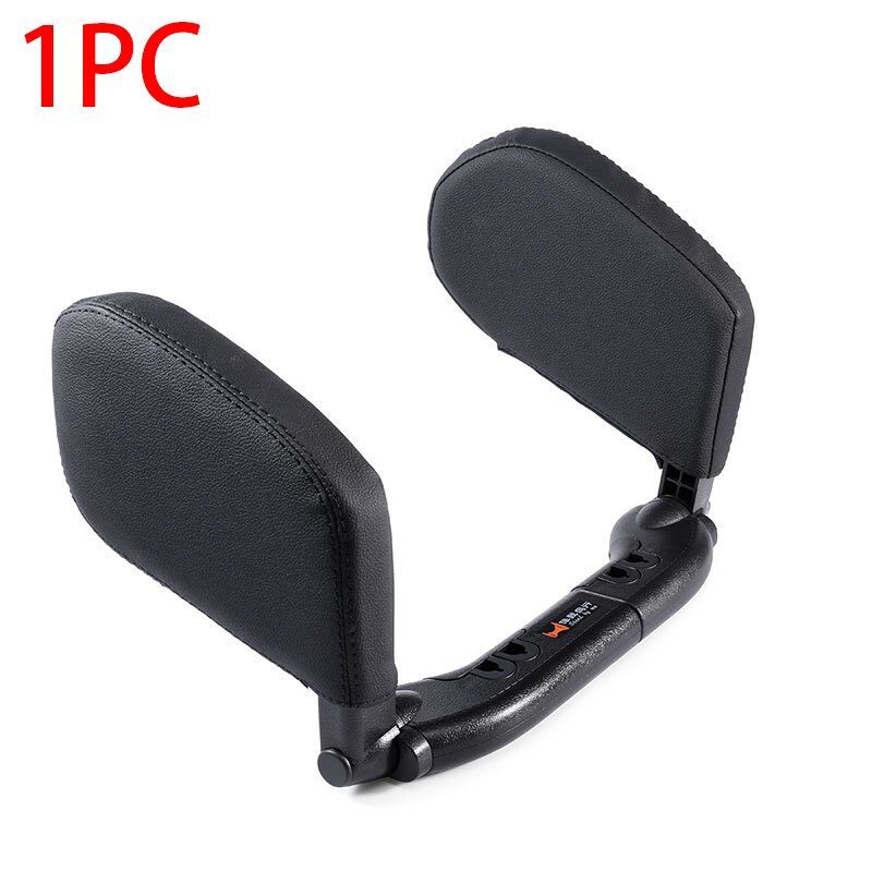Auto Hoofdsteun Kussen Nek Kussen Reizen Rest Seat Kussen Ondersteuning Oplossing Voor Kinderen Kussen En Volwassenen Auto Seat Hoofd Auto kussen: 1pc Full Black