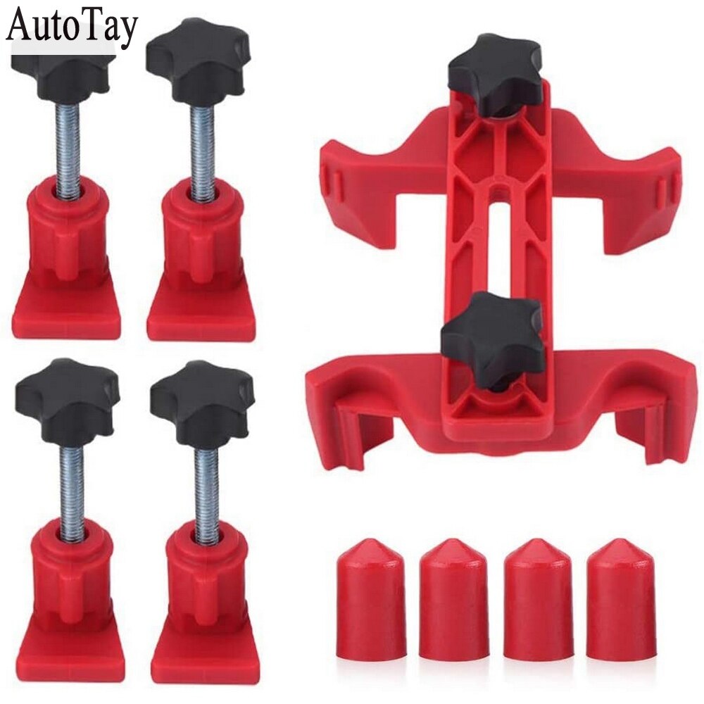 5 Pcs Universal Cam Shaft Lock Bracket Car Engine Cam Synchronous Lock Tool Kit Pulley Holder Car Pulley Fixing Tool