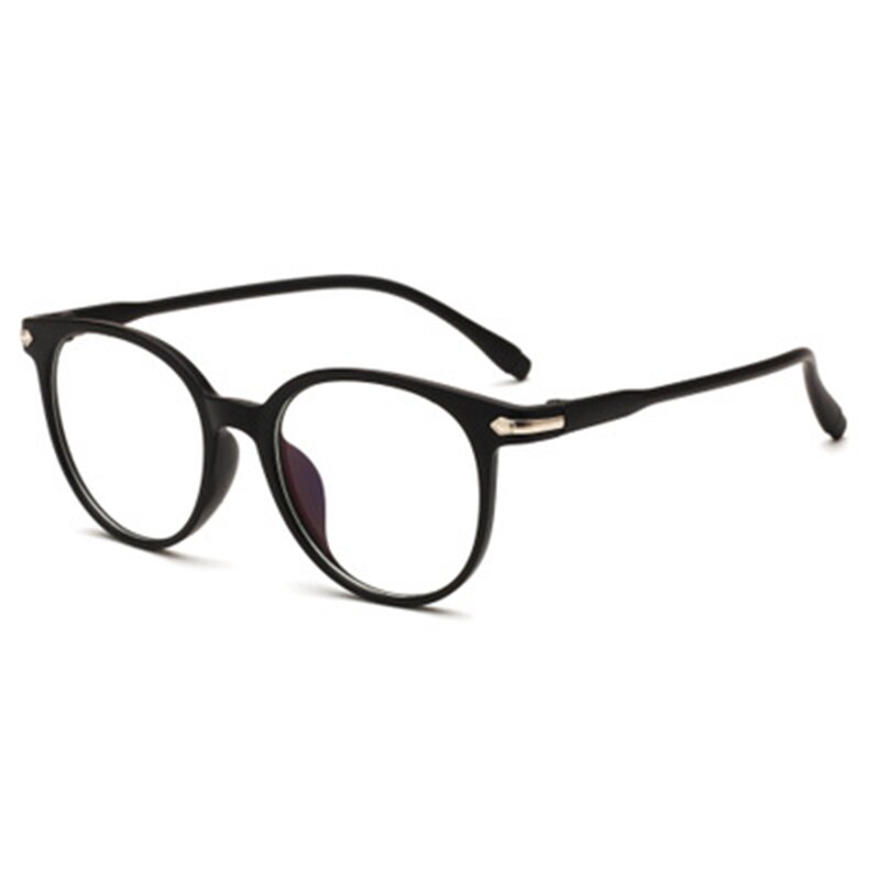 Blue Light Blocking Spectacles Women Men Anti Eyestrain Decorative Glasses Light Computer Radiation Protection Eyewear: black