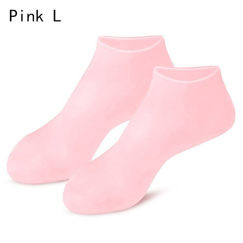 Chaussettes élastiques antidérapantes en Gel de Silicone, Protection des pieds, Protection des pieds, couverture de semelle, talon sec: N7