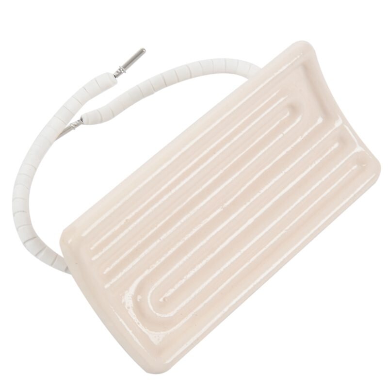 Calefactor cerámico s 120x60mm panel calefactor infrarrojo blanco 300 vatios 220V: Default Title