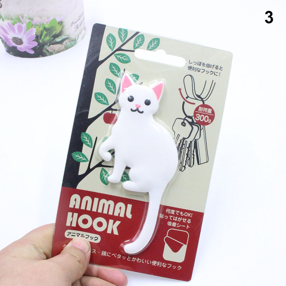 Hameçons animaux dessin animé en vogue | 1 pièce, pâte de réfrigérateur, décoration de maison Portable mignonne MDD88: 3