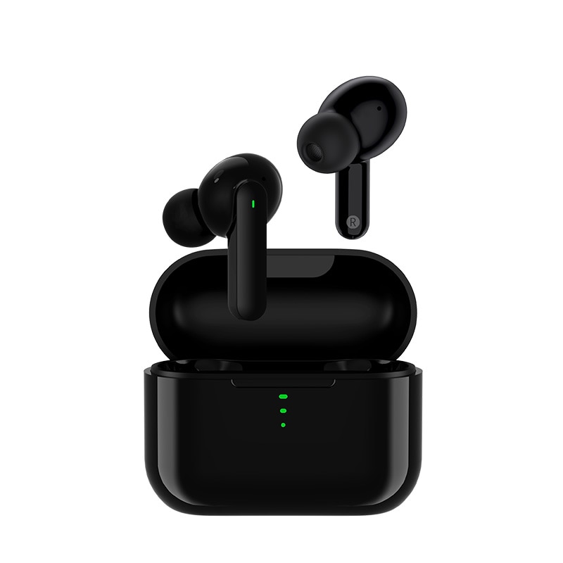 QCY – écouteurs Bluetooth T11 Hifi, oreillettes sans fil, avec 4 micros, Isolation du bruit, Charge rapide: QCY-T11-Black
