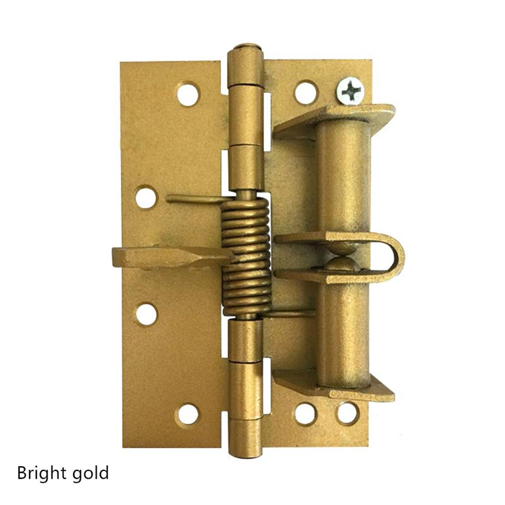 Porte moustiquaire multifonctionnelle à fermeture automatique, positionnement automatique, porte en bois: Or