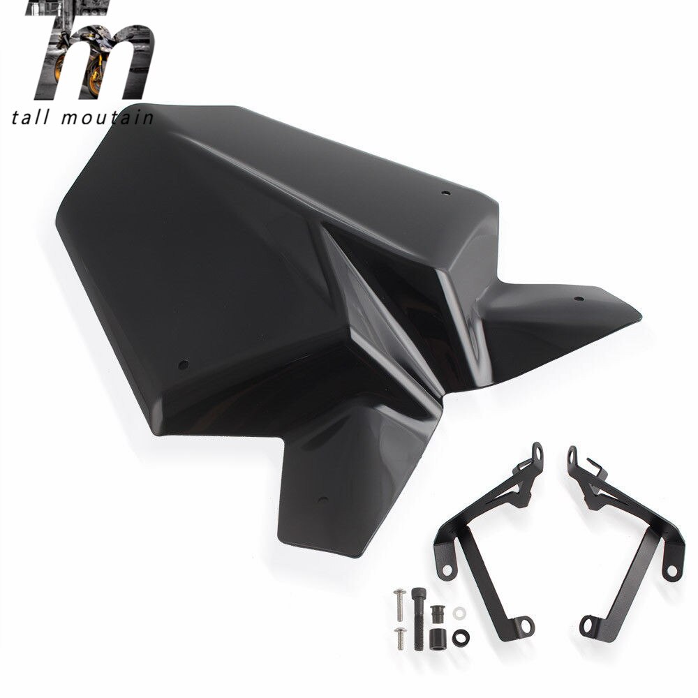 Duke 390 Windscreen Windshield with Bracket Holder For KTM KTM Duke 125 390 RC Black Smoke Motorcycle Accessories: Black