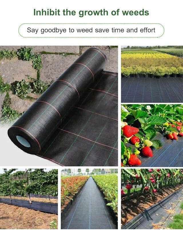 10PCS Non-Woven Barrier Tree Mulch Ring Weeding Barrier Thickened Protector Mat Plant Cover Anti Grass Gardening Fabric