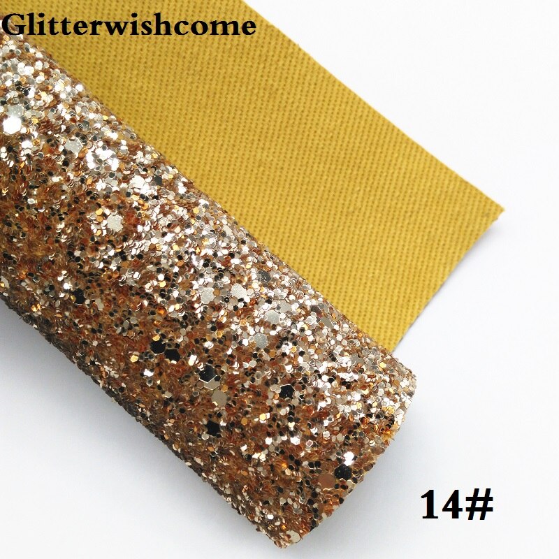 Glitterwishcome 30 x 134cm mini rullavinyyli jousille, paksu glitter nahkakangasvinyyli yhteensopivalla pohjalla jousille , gm078