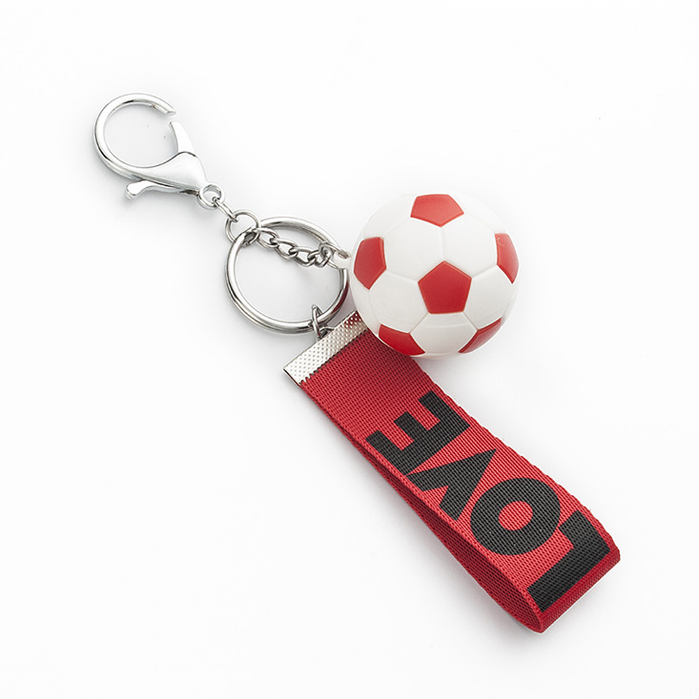 FußBall Ketten Nylon Seil FußBall Liebe Schlüsselbund Halfter Für Frauen Männer Soccers Fans Souvenir