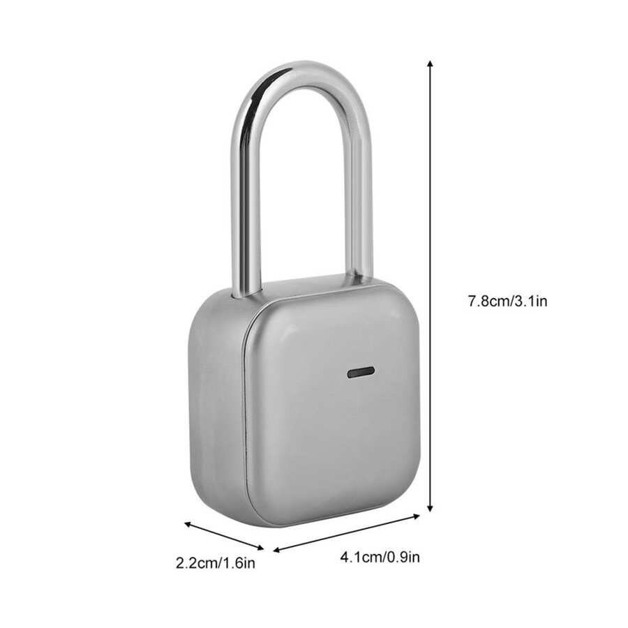 Universal Mini Padlock Smart Bluetooth Lock Locker for Bicycle Cabinet Drawer Luggage Use Anti-theft Smart Door Lock candado