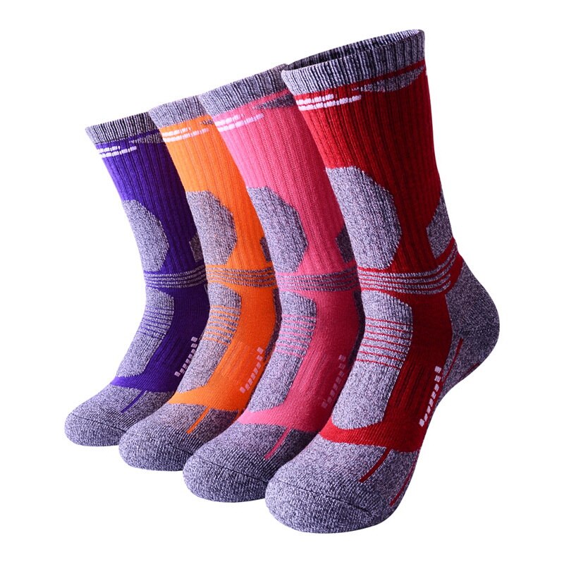 2Pairs/Lot Winter Thermal Walking Socks Thicker Men Women Outdoor Hiking Skiing Sock Sport Thermosocks For Cycling Mountaineer