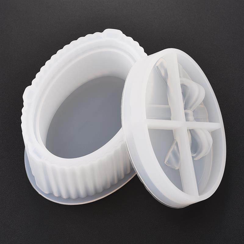 Harz Silikon Schimmel Lagerung Kasten bilden Für Schmuck Machen Herz bilden schneiden Schimmel DIY Kristall Epoxid UV Kasten Schmuck werkzeuge Formen: 04