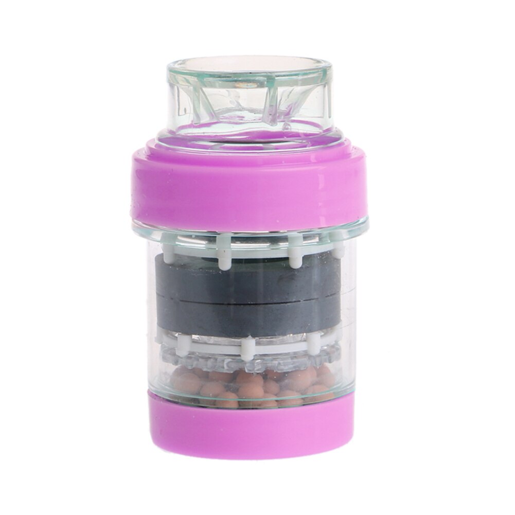 Purificateur d'eau en pierre Maifan, pour robinet de cuisine, à magnétisation, pour la santé, à sédiments: Pink