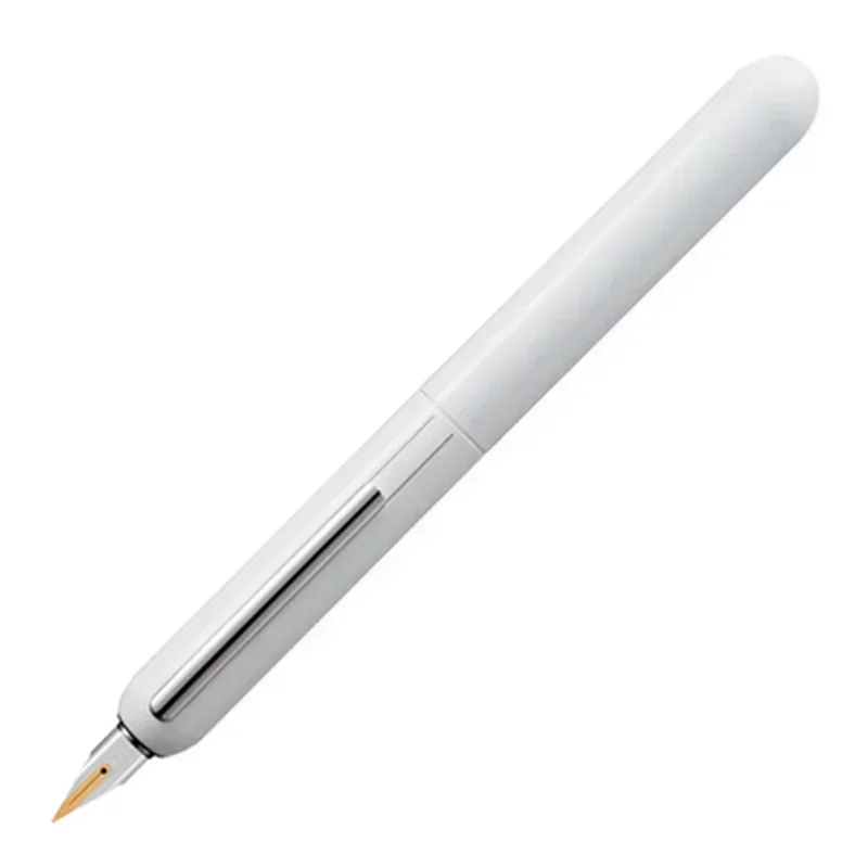 Penna stilografica wakaka red dot award dialog focus 3, penna a scatto con inchiostro e pennino in titanio nero e 14k punte in oro: Rosso
