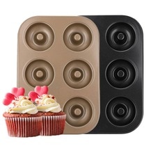 Carbon Steel Kitchen Sugarcraft Donut Baking Tray Fondant Molds Practical Eco-Friendly Cake Bakeware Convenient Tableware