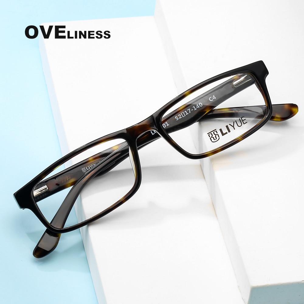 Square eyeglasses frames eye glasses frame men women Optical Acetate full eyewear Myopia Prescription glasses Spectacles
