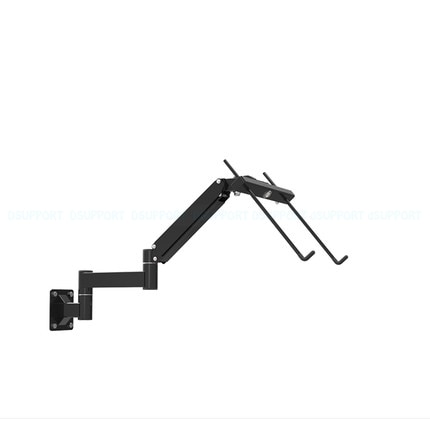 Tilt Foldable Wall Mount 17-27 inch Laptop Holder Ultra Long mechanical spring Arm Laptop Cooler Retractable Notebook Mount