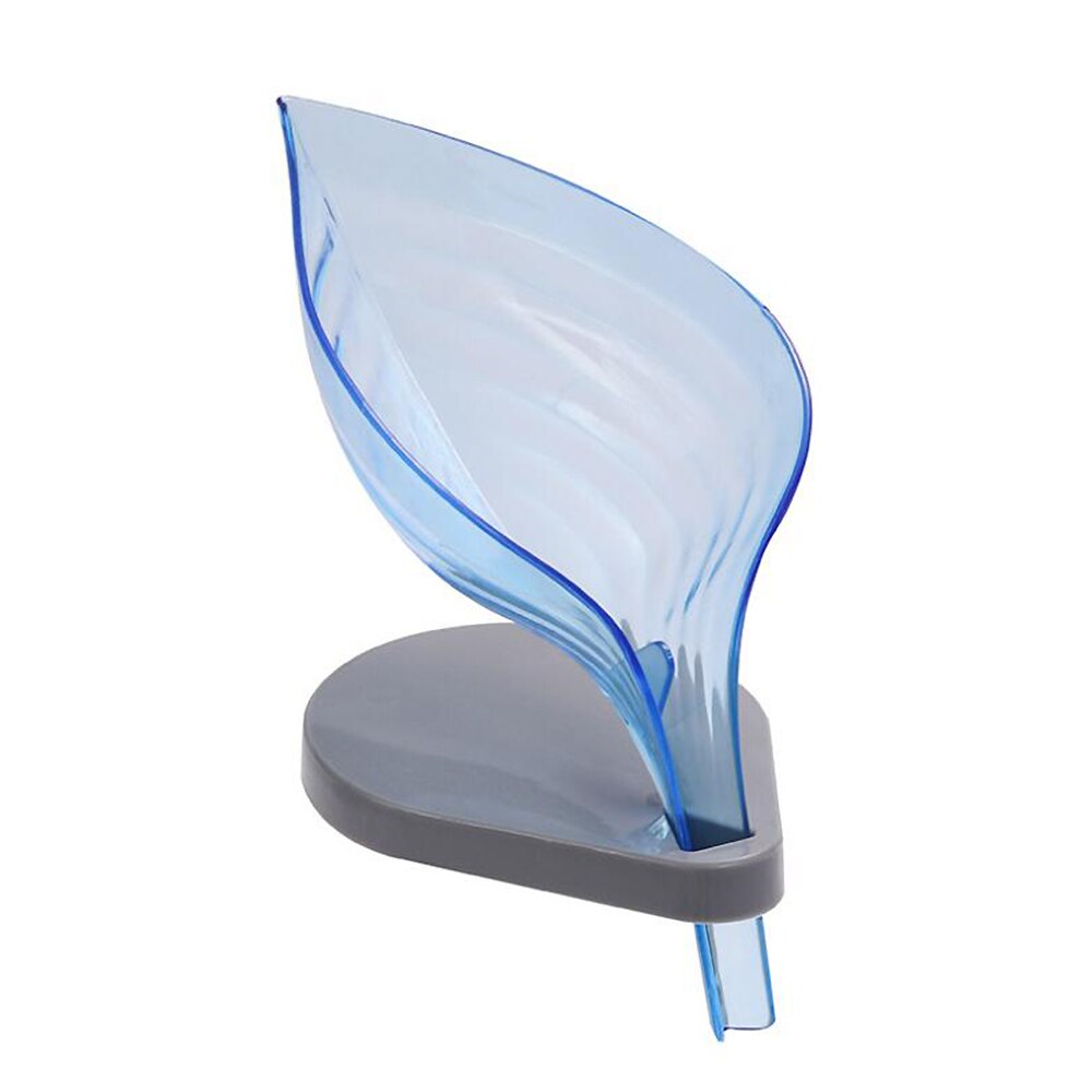 Wall-suction Drain Soap Dish Leafology Decorative Drainage Soap Holder Soap Holder Storage Container Home Bathroom Accessories 2: 03