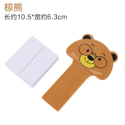 Toiletbril Lifters Leuke cartoon wc draagbare flip cover Lifting wc wc handvat blootleggen apparaat: Brown bear