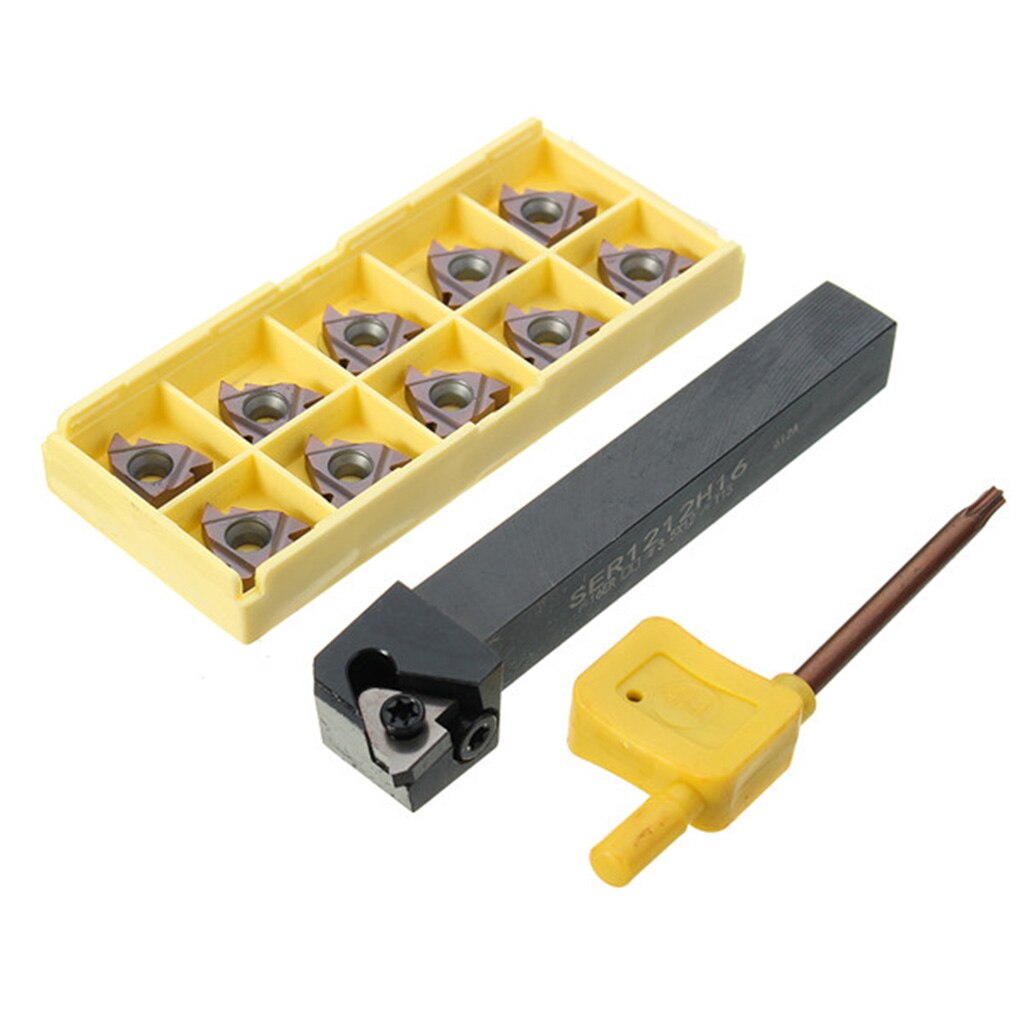 Draaien Gereedschaphouder 100Mm + Externe Threading Carbide + T15 Moersleutel Sets