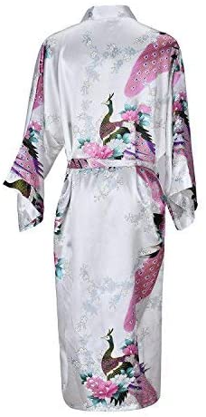 Zijde Satijn Bruiloft Bruid Bruidsmeisje Gewaad Bloemen Badjas Korte Kimono Robe Nacht Gewaad Badjas Mode Kamerjas Voor Vrouwen