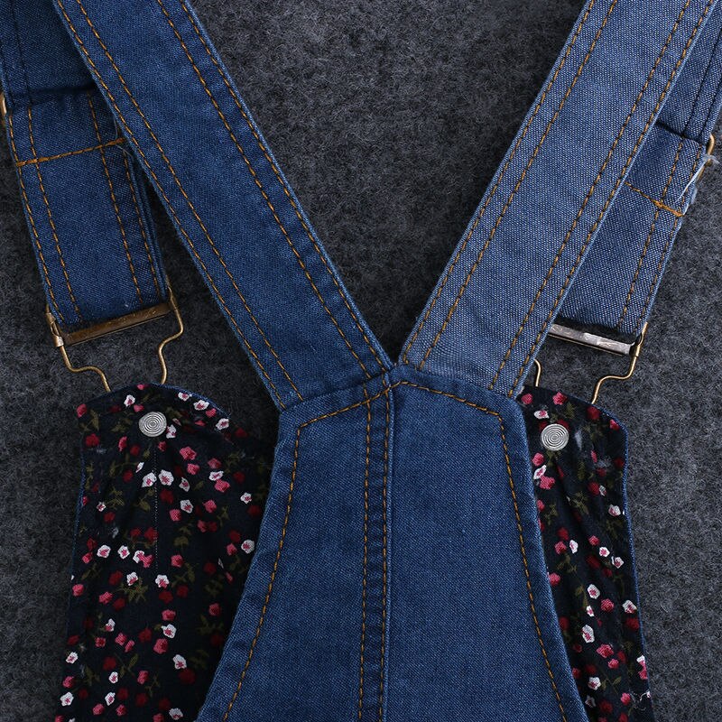 1pc baby piger tøj søde små børn børn kat denim overalls kjoler seler nederdel tøj 2-7y