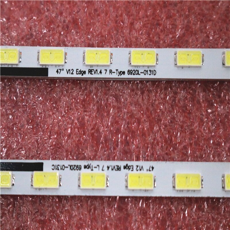 2 pièces * 48 LED LED bande 47 "V12 Bord R L type 6920L-0131D 6920L-0131C pour 6922L-0017A 6922L-0018A 47LM6200 LC470EUE