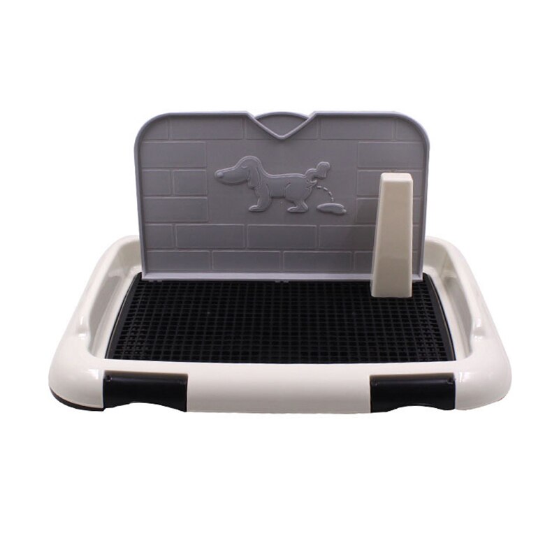 Indoor Dog Potty Tray – Leak-Proof Litter Box For XS/Small Dogs With High Walls (Green)