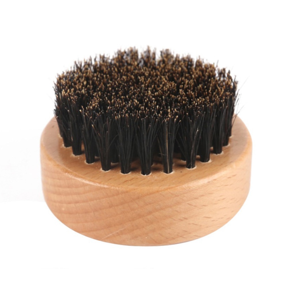 Beech Wooden Boar Bristle Beard Brush For Men Bamboo Face Massage That Works Wonders To Comb Beards and Mustach