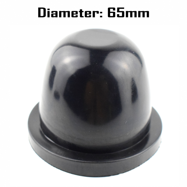 Tapas de goma para faros delanteros de coche, cubierta de polvo Led para Nissan S14 Chrysler Town Country H7 H4 Hi, luz de haz bajo, dos tamaños 65MM 83MM 1 Uds.: 1pcs 65mm