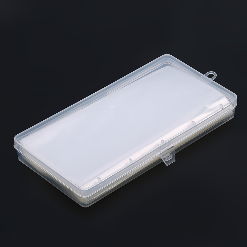 100 pz/set Copertura IN PVC per Banconote di Contanti di Carta Con Scatola Porta Banconote in PVC Trasparente Album di Monete Portamonete