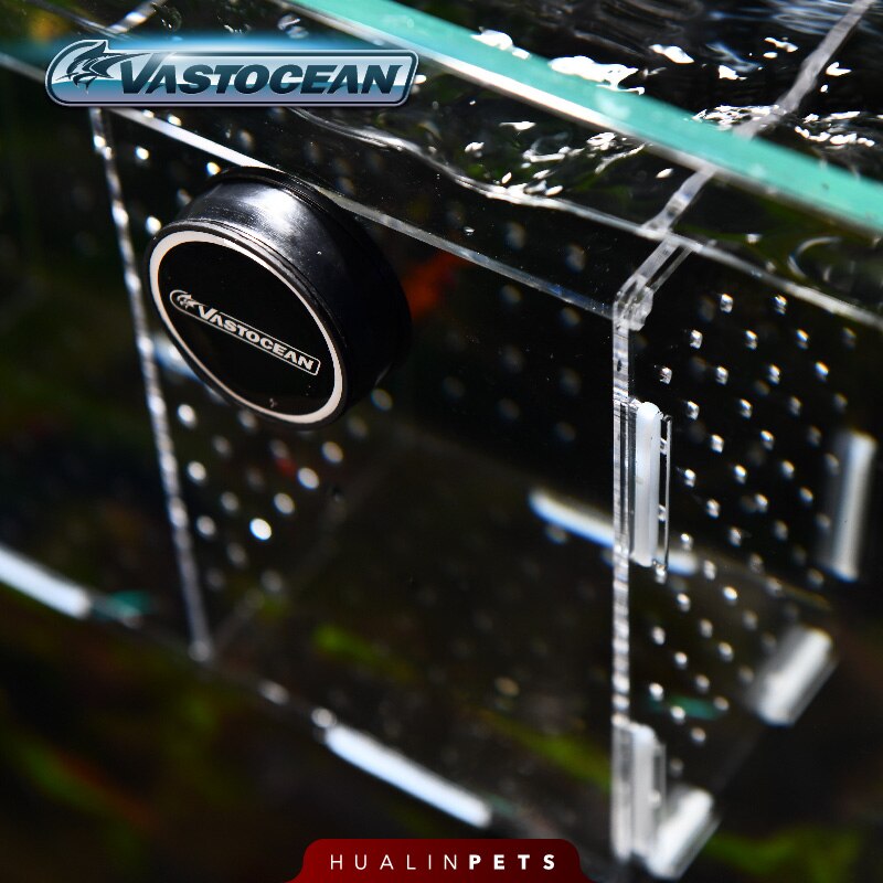 DW Aquarium Acrylic Isolation box Fish Bowls Tank Breeding magnetic Isolation Combination Box Suitable for glass within 15mm