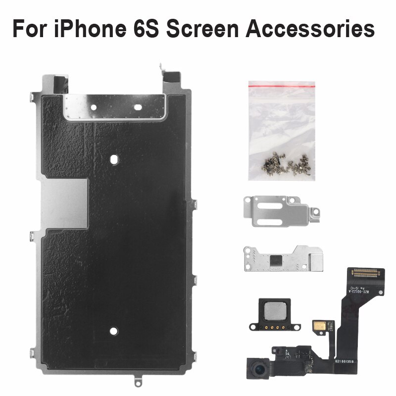 OEM ensemble complet de pièces d'écran LCD pour iPhone 6S Plus caméra avant bouton d'accueil clé câble Flexible vis complètes