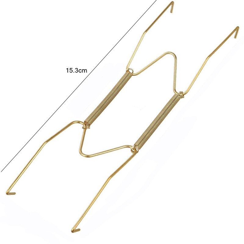 Gancho de resorte de disco colgante de hierro, gancho de placa de pared de cerámica, accesorios de decoración para colgar en la pared, gancho de Panel decorativo, 10 piezas
