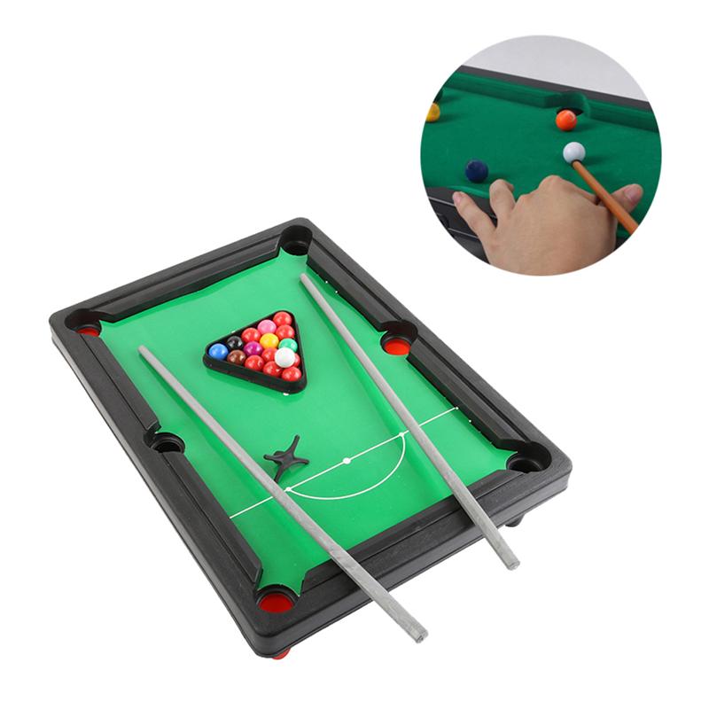 Mini Tabletop Pool Set American Billiard Game Sports Snooker Toys Home Indoor Game for Kids