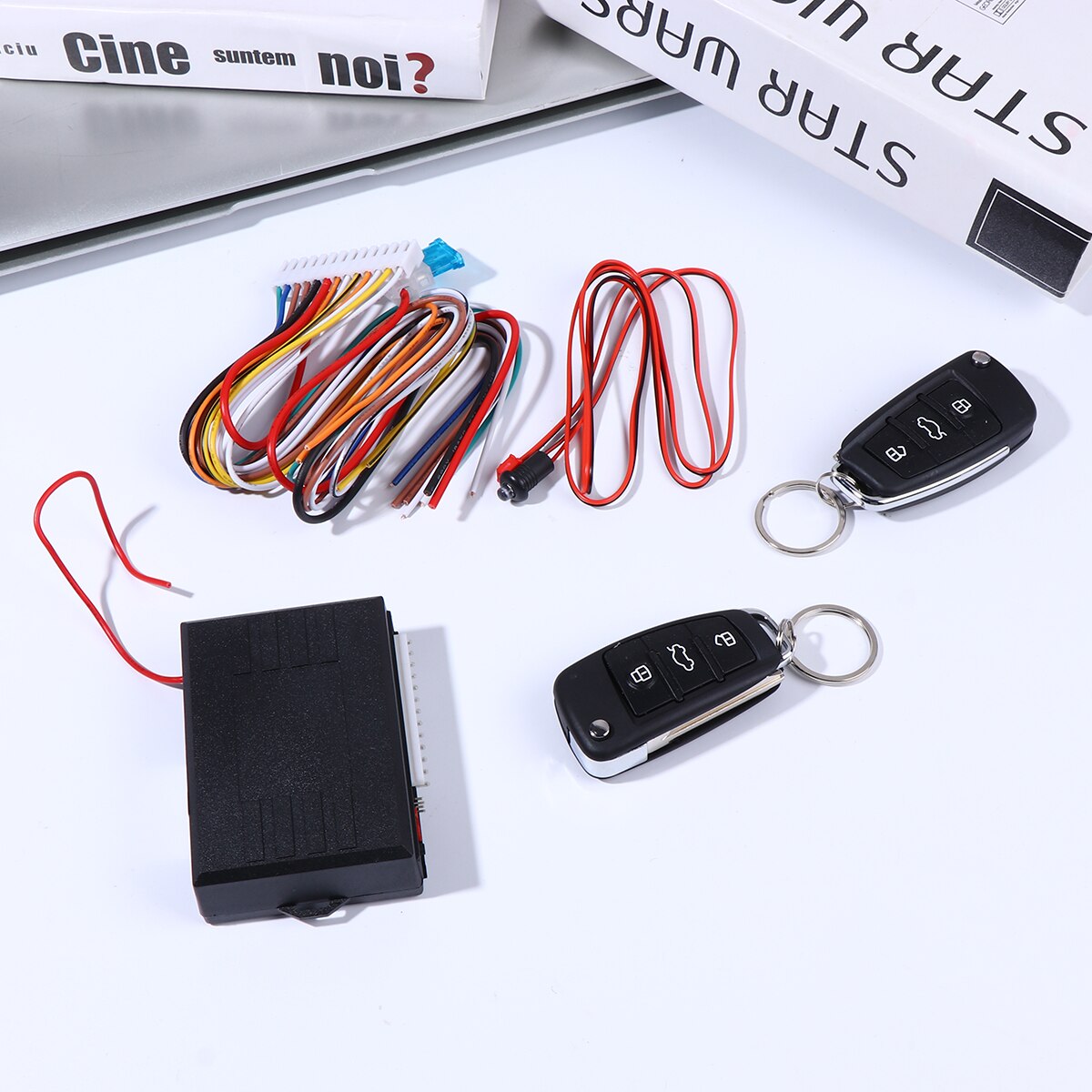 1 Set Car Switch Lock Car Alarm Device Set Guard Against Theft Car Lock Car Locking System Kit For Vehicle Car Keyless Entry Kit