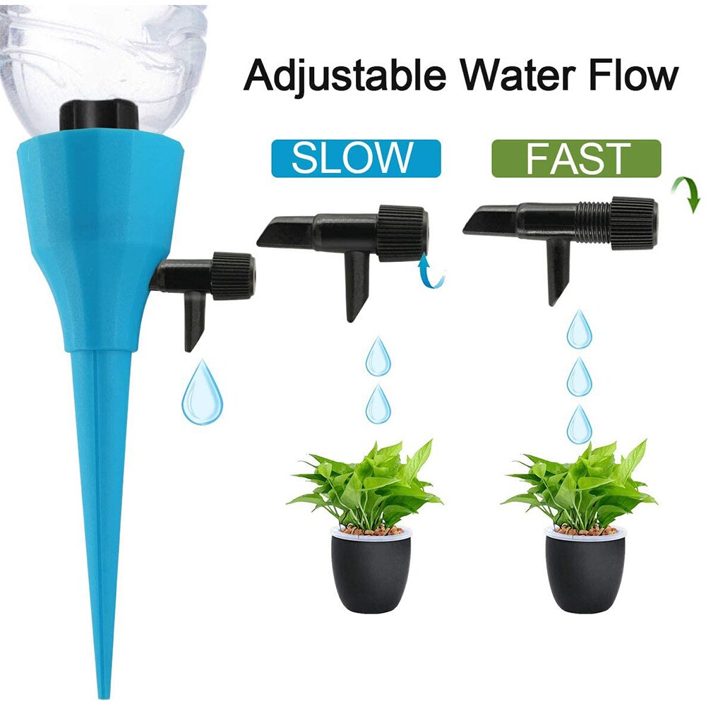 36/12/6pcs Auto Drip Irrigation System Automatic Dripper Bottle Spike Watering Device Garden Plants Flower Indoor Household Tool