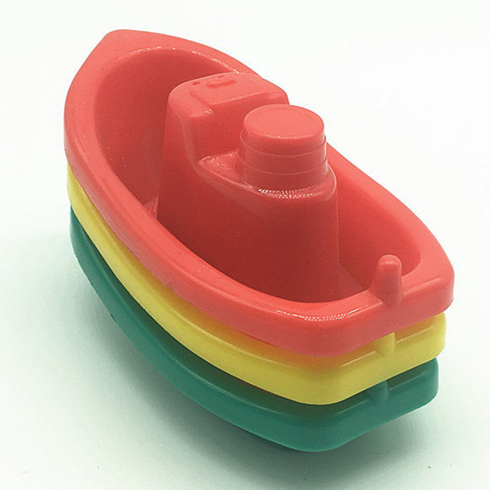 4 Stck freundlicher Spielen Schlecht Wasser Schwimm Schiff Boote Spielzeug freundlicher Badewanne Hause Spaß Baby Pädagogisches einfallsreich
