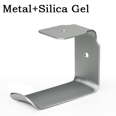 Universal metall stark klibbig hörlurar headset hängare hörlursställ krok för bord säng vägg hörlurshållare ställ: Hörlurshållare -11