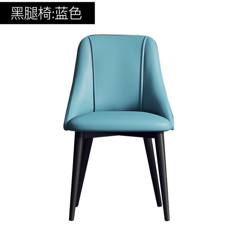 modern einfach Essen Tabelle Sessel Rückenlehne Computer Pult Schemel nordisch Schlafzimmer bilden bilden hell Luxus Essen Sessel Heimat: C Blau
