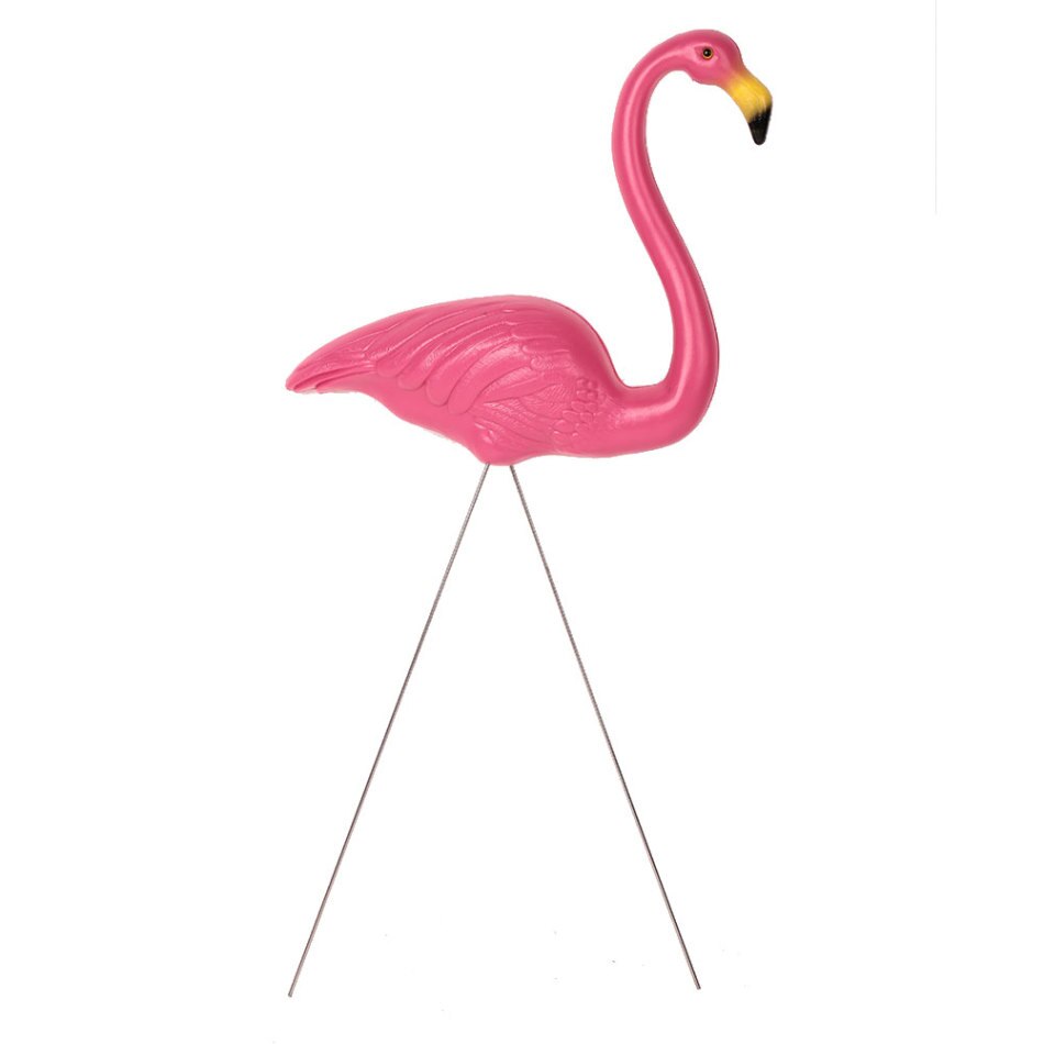 1Pc 2 Style Garden Plastic Flamingo Decoration Artificial Flamingo for Garden Festival Party Wedding Villa Garden Decor Ornament: 1