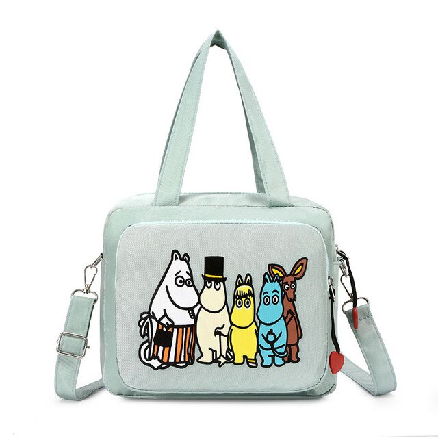 Mama Tas Outdoor Reizen Een Schouder Luiertas Multifunctionele Moeder En Baby Tas Klein Formaat Grote Capaciteit Draagtas 23*14*20Cm: Green A
