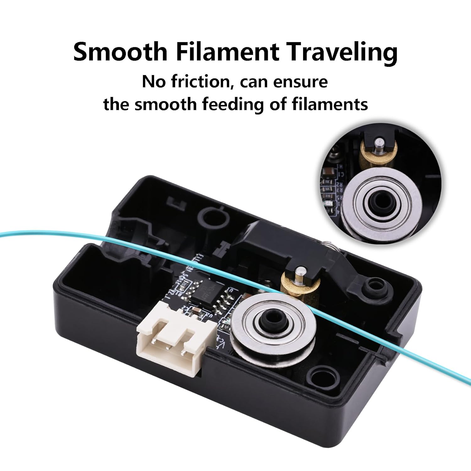 Creality K1C Filament Sensor Kit 3D Printer Filament Run Out Detector Kit for Ender-5 S1/K1/K1 Max/Ender-3 V3/Ender-3 V3 Plus