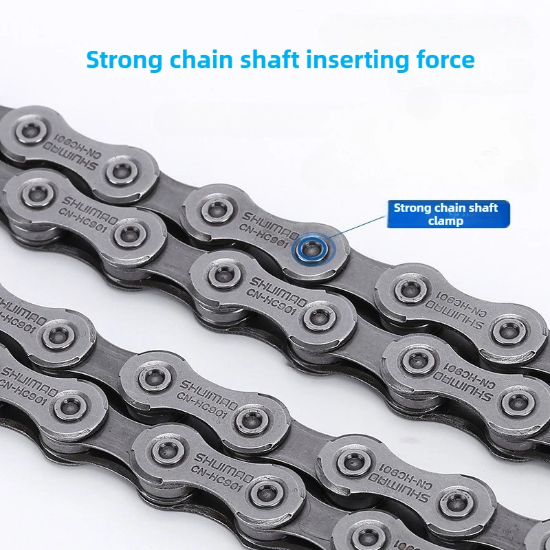 Cadena de bicicleta de 6/7/8/9/10/11 velocidades, 10v, 11v, 12v, 116/126L, cadenas originales para bicicleta de montaña, piezas de bicicleta