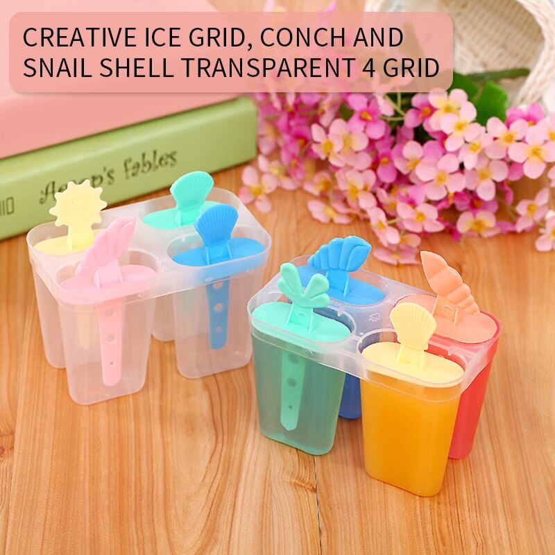 Ice Cream Mold Reusable Popsicle Mold With Sticks Kids Ice Cube Diy Tools Cell Lolly Mould Summer Gadget