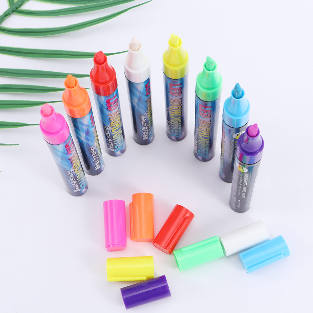 1 Pcs Multi Color Marking Pen Blackboard Painting Fluorescent Marker Pen Tools Painting Supplies 8 Size Practical