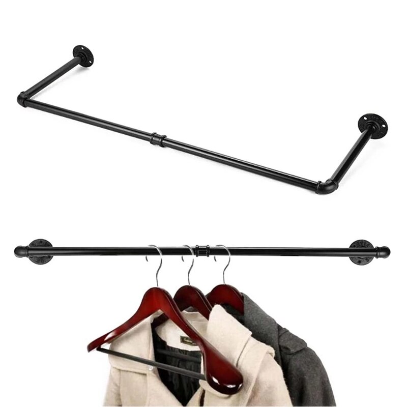 Étagère suspendue murale polyvalente pour vêtements de chambre à coucher, gain de place