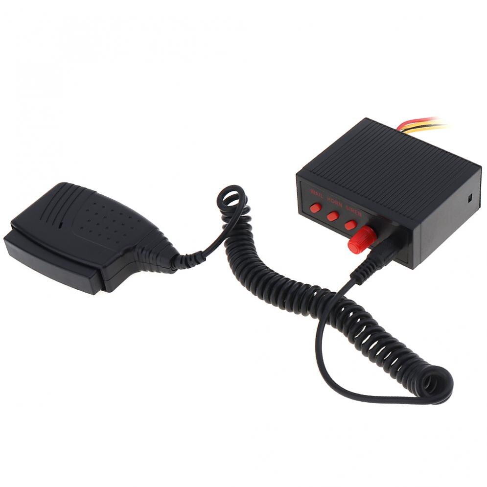 50W 12V 3 Sounds Car Emergency Siren Car Siren Air Horn Mic PA Speaker Electronic Warning Alarm Ambulance Amplifier Hooter